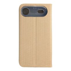 Lacné Kryty | Peňaženkové puzdro Smart Senso zlaté – Apple iPhone Air | Lacné Kryty