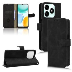 Lacné Kryty | Peňaženkové puzdro Solid čierne – Honor X5c Plus | Lacné Kryty