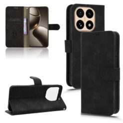 Lacné Kryty | Peňaženkové puzdro Solid čierne – Xiaomi 15T | Lacné Kryty
