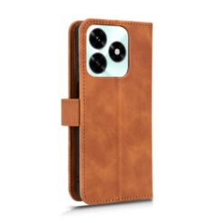 Lacné Kryty | Peňaženkové puzdro Solid hnedé – Honor X5c Plus | Lacné Kryty
