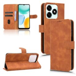 Lacné Kryty | Peňaženkové puzdro Solid hnedé – Honor X5c Plus | Lacné Kryty