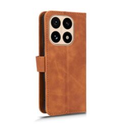 Lacné Kryty | Peňaženkové puzdro Solid hnedé – Xiaomi 15T | Lacné Kryty