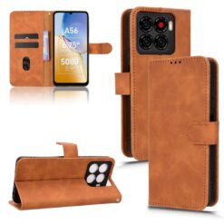 Lacné Kryty | Peňaženkové puzdro Solid hnedé – ZTE Blade A56 | Lacné Kryty
