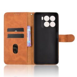Lacné Kryty | Peňaženkové puzdro Solid hnedé – ZTE Blade A56 | Lacné Kryty