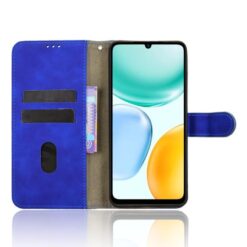 Lacné Kryty | Peňaženkové puzdro Solid modré – Honor X5c Plus | Lacné Kryty