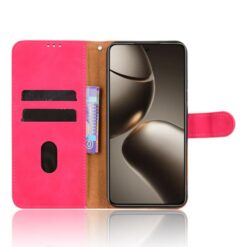 Lacné Kryty | Peňaženkové puzdro Solid ružové – Xiaomi 15T | Lacné Kryty