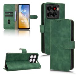 Lacné Kryty | Peňaženkové puzdro Solid zelené – ZTE Blade A56 | Lacné Kryty