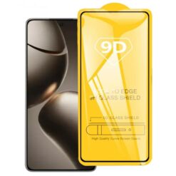 Tvrdené sklo 9H celopovrchové čierne – Xiaomi 15T