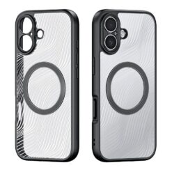 Lacné Kryty | Zadný Kryt Dux Ducis Aimo Mag čierny – Apple iPhone 17 | Lacné Kryty
