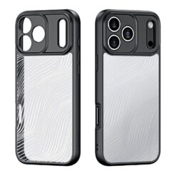 Lacné Kryty | Zadný Kryt Dux Ducis Aimo Mag čierny – Apple iPhone 17 Pro | Lacné Kryty