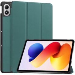 Lacné Kryty | Knižkové puzdro Pure case zelené – Xiaomi Redmi Pad 2 Pro | Lacné Kryty