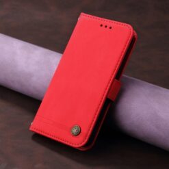 Knižkové puzdro Skin Feel case červené – Vivo X300 Pro | Lacné Kryty Lacné Kryty | Knižkové puzdro Skin Feel case červené – Vivo X300 Pro | Lacné Kryty