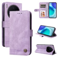 Lacné Kryty | Knižkové puzdro Skin Feel case fialové – Vivo X300 | Lacné Kryty