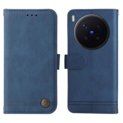 Lacné Kryty | Knižkové puzdro Skin Feel case modré – Vivo X300 Pro | Lacné Kryty