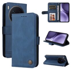 Knižkové puzdro Skin Feel case modré – Vivo X300 Pro | Lacné Kryty Lacné Kryty | Knižkové puzdro Skin Feel case modré – Vivo X300 Pro | Lacné Kryty