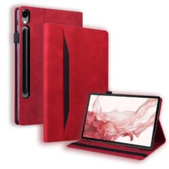 Knižkové puzdro Slot case červené – Samsung Galaxy Tab S9 Ultra / S10 Ultra / S11 Ultra / S12 Ultra