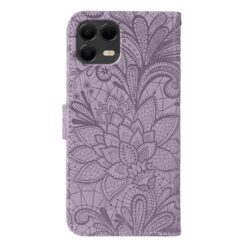 Peňaženkové puzdro Embossing Pattern Kvety fialové – T Phone 3 Pro | Lacné Kryty Lacné Kryty | Peňaženkové puzdro Embossing Pattern Kvety fialové – T Phone 3 Pro | Lacné Kryty