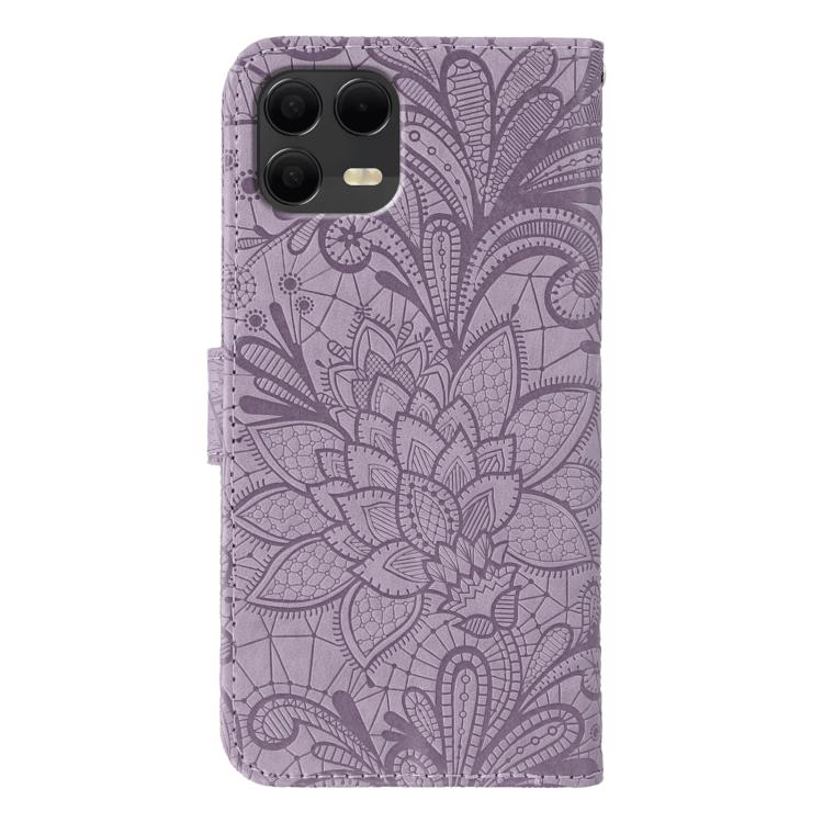 Peňaženkové puzdro Embossing Pattern Kvety fialové – T Phone 3 Pro | Lacné Kryty Lacné Kryty | Peňaženkové puzdro Embossing Pattern Kvety fialové – T Phone 3 Pro | Lacné Kryty
