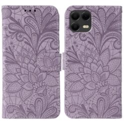 Peňaženkové puzdro Embossing Pattern Kvety fialové – T Phone 3 Pro | Lacné Kryty Lacné Kryty | Peňaženkové puzdro Embossing Pattern Kvety fialové – T Phone 3 Pro | Lacné Kryty