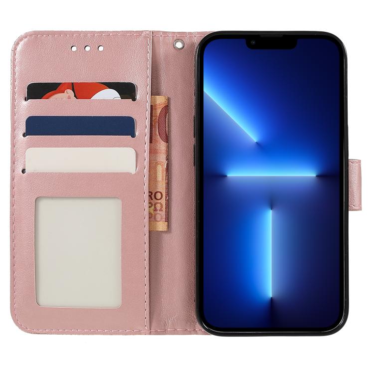 Peňaženkové puzdro Embossing Pattern Kvety ružové – T Phone 3 Pro | Lacné Kryty Lacné Kryty | Peňaženkové puzdro Embossing Pattern Kvety ružové – T Phone 3 Pro | Lacné Kryty