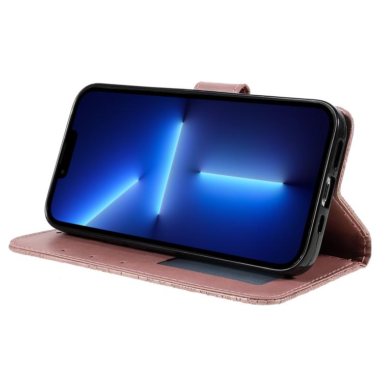 Peňaženkové puzdro Embossing Pattern Kvety ružové – T Phone 3 Pro | Lacné Kryty Lacné Kryty | Peňaženkové puzdro Embossing Pattern Kvety ružové – T Phone 3 Pro | Lacné Kryty