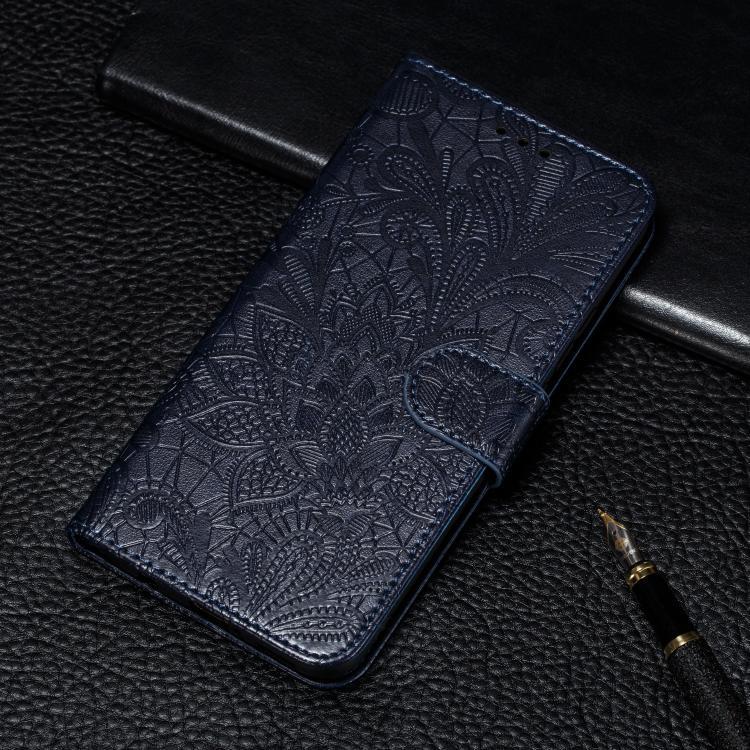 Peňaženkové puzdro Embossing Pattern Kvety tmavomodré – T Phone 3 Pro | Lacné Kryty Lacné Kryty | Peňaženkové puzdro Embossing Pattern Kvety tmavomodré – T Phone 3 Pro | Lacné Kryty