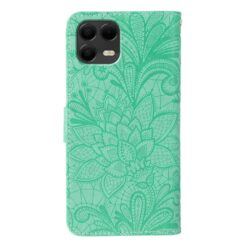 Peňaženkové puzdro Embossing Pattern Kvety zelené – T Phone 3 Pro | Lacné Kryty Lacné Kryty | Peňaženkové puzdro Embossing Pattern Kvety zelené – T Phone 3 Pro | Lacné Kryty
