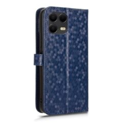 Peňaženkové puzdro Honeycomb Dot Texture Case modré – T Phone 3 Pro | Lacné Kryty Lacné Kryty | Peňaženkové puzdro Honeycomb Dot Texture Case modré – T Phone 3 Pro | Lacné Kryty