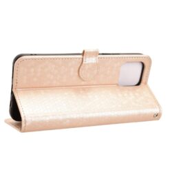 Peňaženkové puzdro Honeycomb Dot Texture Case zlaté – T Phone 3 Pro | Lacné Kryty Lacné Kryty | Peňaženkové puzdro Honeycomb Dot Texture Case zlaté – T Phone 3 Pro | Lacné Kryty
