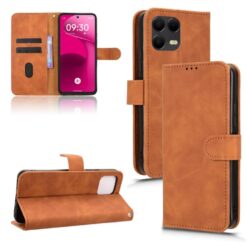 Peňaženkové puzdro Solid hnedé – T Phone 3 Pro | Lacné Kryty Lacné Kryty | Peňaženkové puzdro Solid hnedé – T Phone 3 Pro | Lacné Kryty
