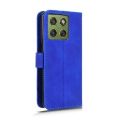 Lacné Kryty | Peňaženkové puzdro Solid modré – Motorola Edge 70 | Lacné Kryty