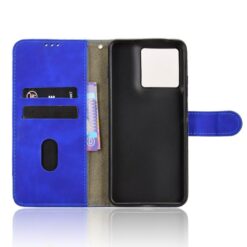 Lacné Kryty | Peňaženkové puzdro Solid modré – Motorola Edge 70 | Lacné Kryty