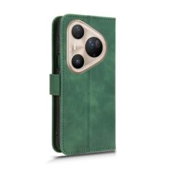 Lacné Kryty | Peňaženkové puzdro Solid zelené – Huawei Pura 80 Ultra | Lacné Kryty