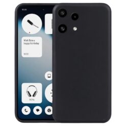 Zadný kryt Soft Matt čierny – Nothing Phone (3a) Lite