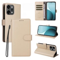 Peňaženkové puzdro Litchi béžové – Oppo Reno 13 Pro | Lacné Kryty Lacné Kryty | Peňaženkové puzdro Litchi béžové – Oppo Reno 13 Pro | Lacné Kryty