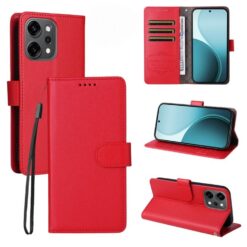 Peňaženkové puzdro Litchi červené – Oppo Reno 13 Pro | Lacné Kryty Lacné Kryty | Peňaženkové puzdro Litchi červené – Oppo Reno 13 Pro | Lacné Kryty