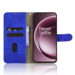 Lacné Kryty | Peňaženkové puzdro Solid modré – OnePlus 15 | Lacné Kryty