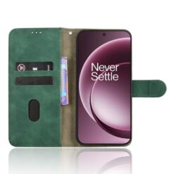 Lacné Kryty | Peňaženkové puzdro Solid zelené – OnePlus 15 | Lacné Kryty