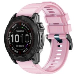 Lacné Kryty | Remienok Solid Wristband ružový pre hodinky Garmin 22mm | Lacné Kryty