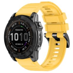 Remienok Solid Wristband žltý pre hodinky Garmin 26mm