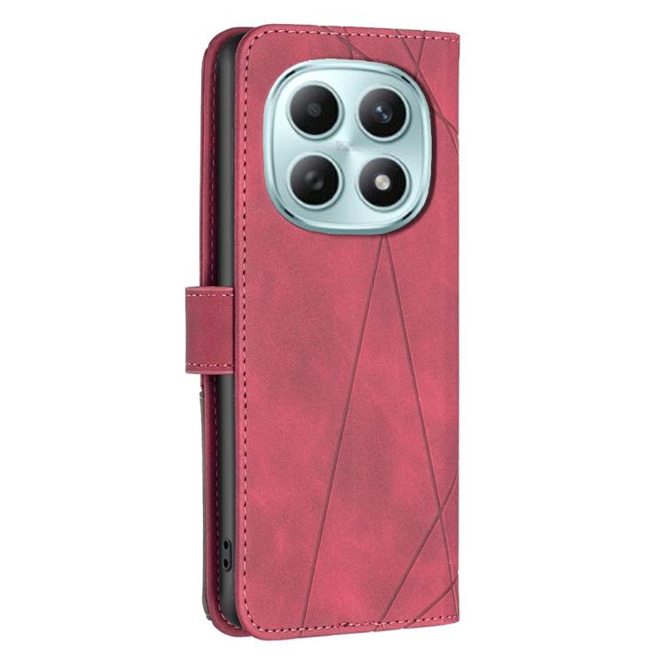 Knižkové puzdro Rhombus červené – Xiaomi Redmi Note 15 Pro 4G | Lacné Kryty Lacné Kryty | Knižkové puzdro Rhombus červené – Xiaomi Redmi Note 15 Pro 4G | Lacné Kryty