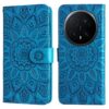 Lacné Kryty | Peňaženkové puzdro Embossing Pattern Slnečnica červené – Honor Magic 8 Pro | Lacné Kryty