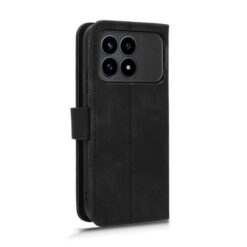 Lacné Kryty | Peňaženkové puzdro Solid čierne – Xiaomi Poco F8 Pro | Lacné Kryty