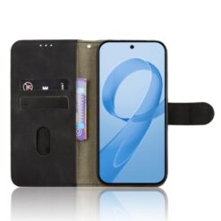 Lacné Kryty | Peňaženkové puzdro Solid čierne – Xiaomi Poco F8 Pro | Lacné Kryty