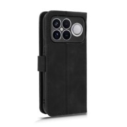 Lacné Kryty | Peňaženkové puzdro Solid čierne – Xiaomi Poco F8 Ultra | Lacné Kryty