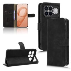 Lacné Kryty | Peňaženkové puzdro Solid čierne – Xiaomi Poco F8 Ultra | Lacné Kryty