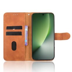 Lacné Kryty | Peňaženkové puzdro Solid hnedé – Honor Magic 8 Pro | Lacné Kryty