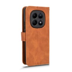 Lacné Kryty | Peňaženkové puzdro Solid hnedé – Xiaomi Redmi Note 15 Pro 4G | Lacné Kryty