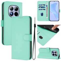 Peňaženkové puzdro Solid mätové – Xiaomi Redmi Note 15 Pro 5G | Lacné Kryty Lacné Kryty | Peňaženkové puzdro Solid mätové – Xiaomi Redmi Note 15 Pro 5G | Lacné Kryty