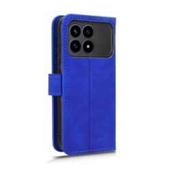 Lacné Kryty | Peňaženkové puzdro Solid modré – Xiaomi Poco F8 Pro | Lacné Kryty